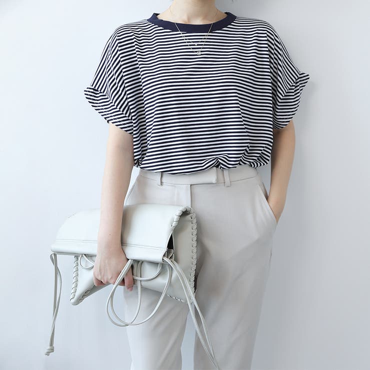 ボーダーTシャツ Tシャツ カットソー | Doux Belle  | 詳細画像8 
