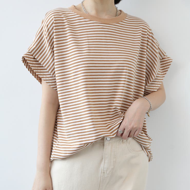 ボーダーTシャツ Tシャツ カットソー | Doux Belle  | 詳細画像1 