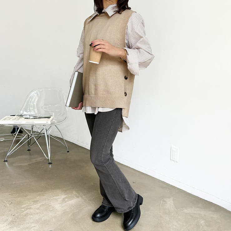 ニットセーター タンクトップ レディース | Doux Belle  | 詳細画像6 