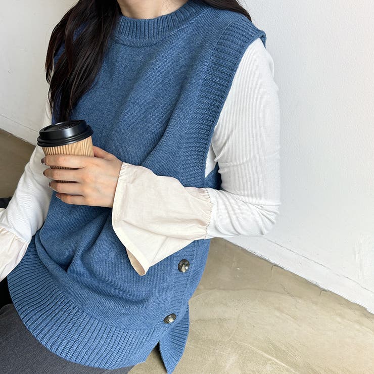 ニットセーター タンクトップ レディース | Doux Belle  | 詳細画像9 