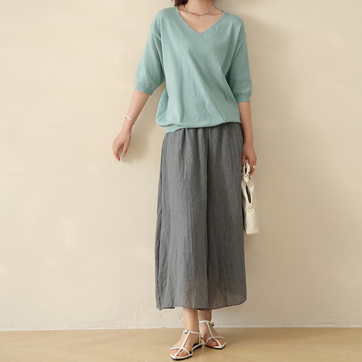 サマーニット レディース 半袖 | Doux Belle  | 詳細画像7 