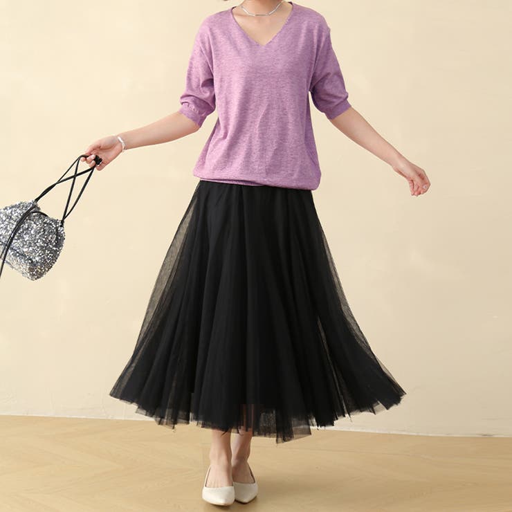 サマーニット レディース 半袖 | Doux Belle  | 詳細画像11 