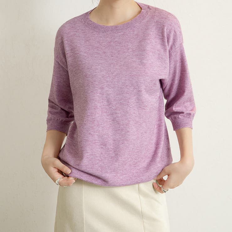 サマーニット レディース 半袖 | Doux Belle  | 詳細画像13 