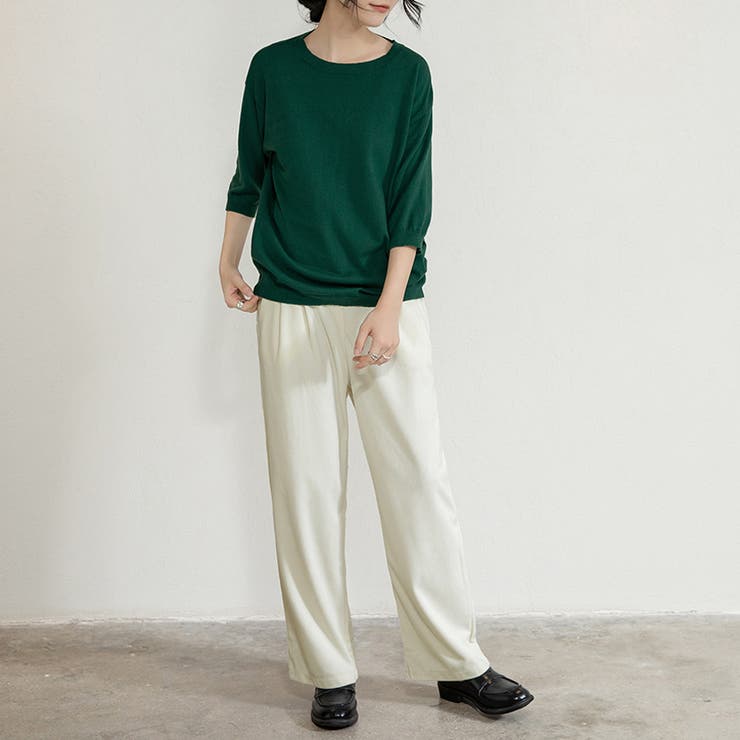 サマーニット レディース 半袖 | Doux Belle  | 詳細画像25 