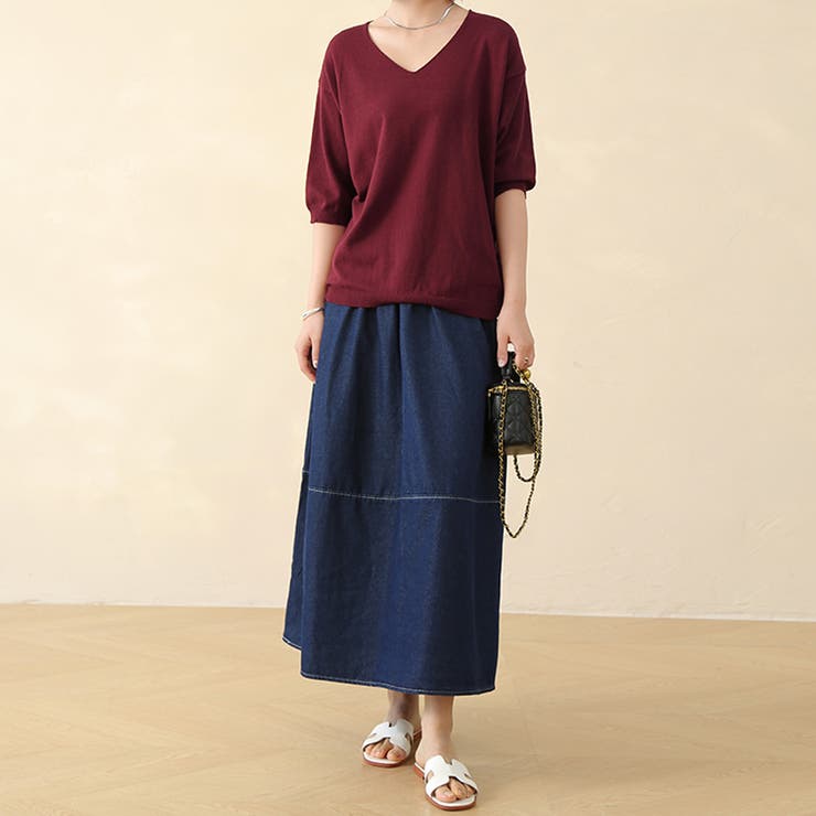 サマーニット レディース 半袖 | Doux Belle  | 詳細画像27 