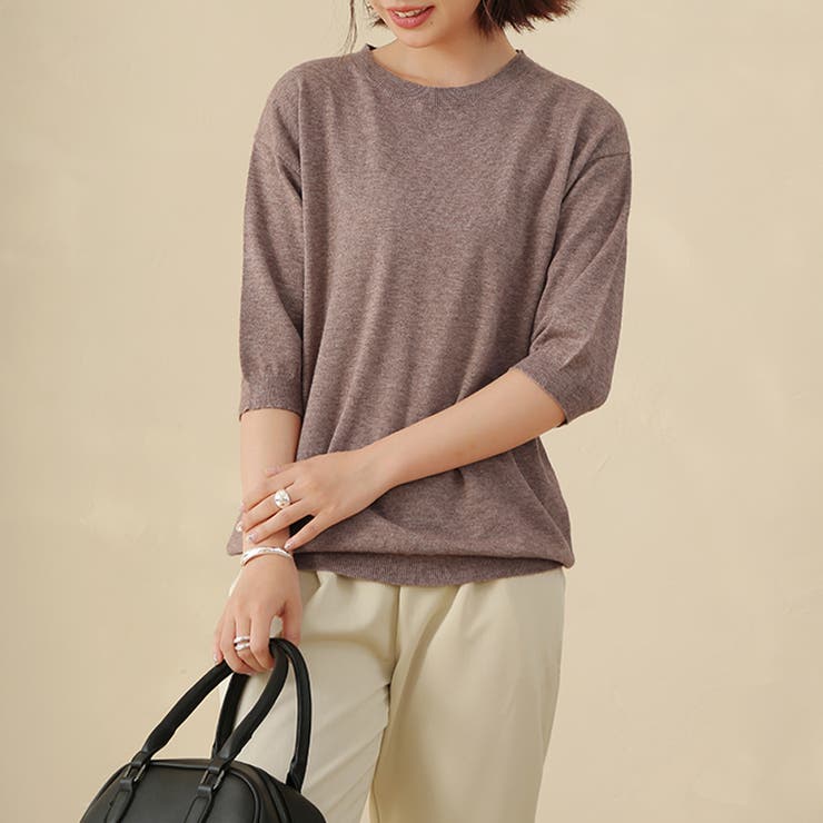 サマーニット レディース 半袖 | Doux Belle  | 詳細画像32 