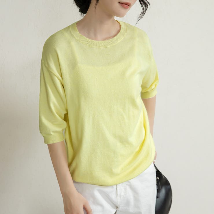 サマーニット レディース 半袖 | Doux Belle  | 詳細画像37 