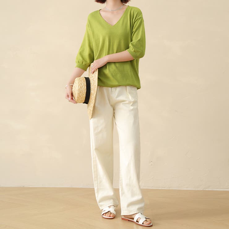 サマーニット レディース 半袖 | Doux Belle  | 詳細画像40 