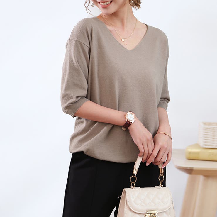 サマーニット レディース 半袖 | Doux Belle  | 詳細画像49 