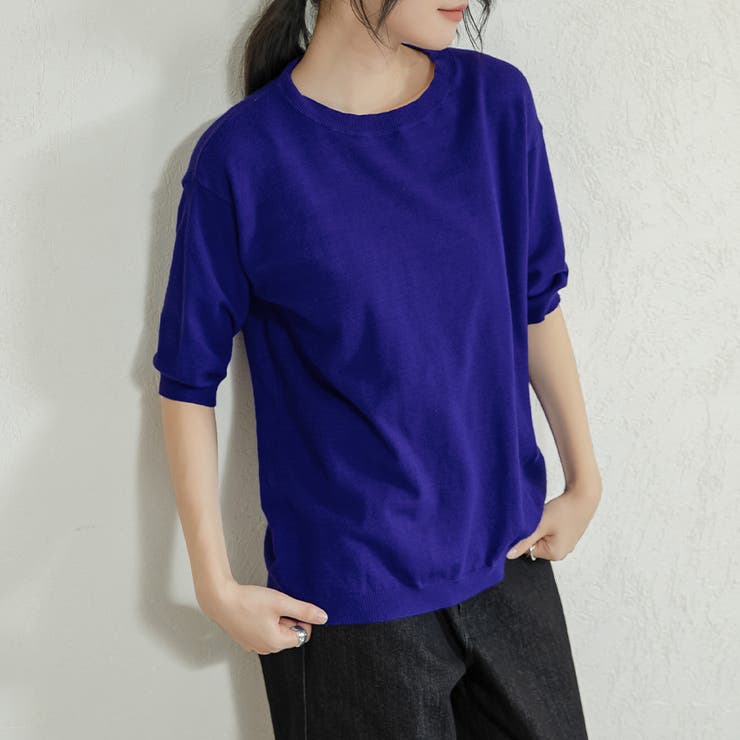 サマーニット レディース 半袖 | Doux Belle  | 詳細画像57 