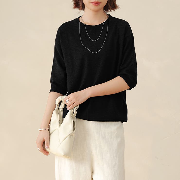 サマーニット レディース 半袖 | Doux Belle  | 詳細画像60 