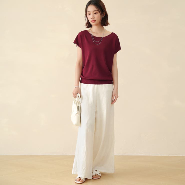 夏新作 サマーニット レディース | Doux Belle  | 詳細画像22 