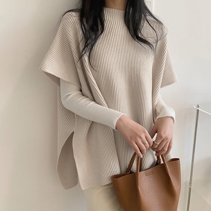 ベージュ | トップス 上着 ケープ | Doux Belle 