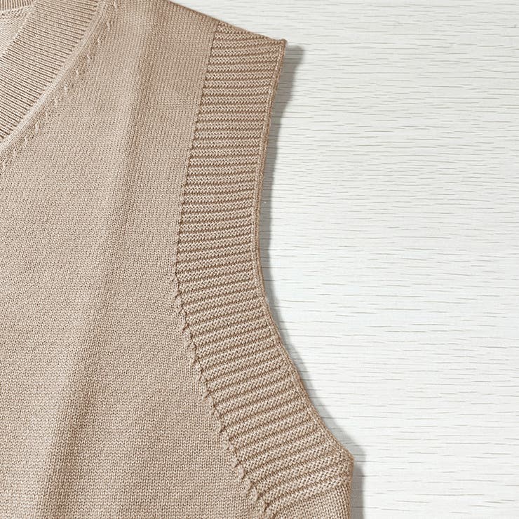 Vネックノースリーブニットベスト | Doux Belle  | 詳細画像27 