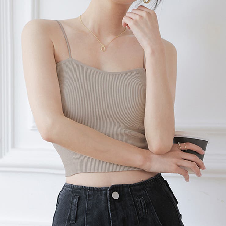 キャミソール インナー ニットキャミソール[品番：DBLW0001313]｜Doux