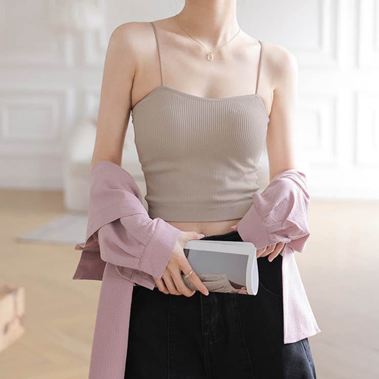 キャミソール インナー ニットキャミソール[品番：DBLW0001313]｜Doux