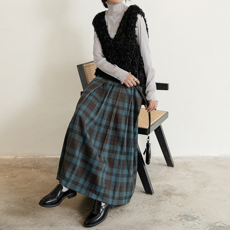 前後2wayVネックシャギーニット モールフェザー シャギーニット | Doux Belle  | 詳細画像18 