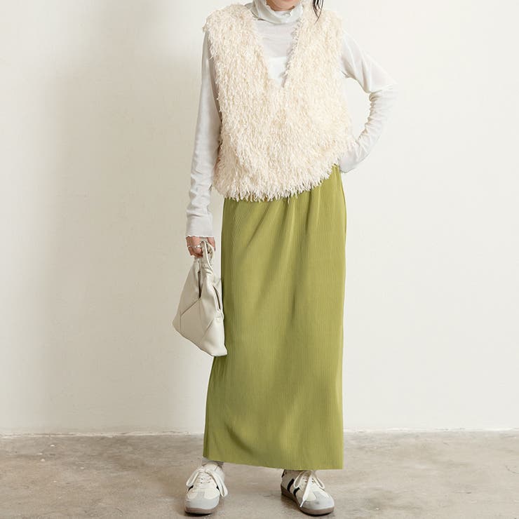 前後2wayVネックシャギーニット モールフェザー シャギーニット | Doux Belle  | 詳細画像6 