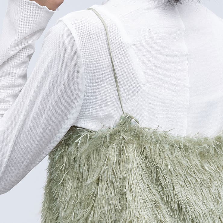 トップス ビスチェ テープヤーン キャミベスト シャギー | Doux Belle  | 詳細画像27 