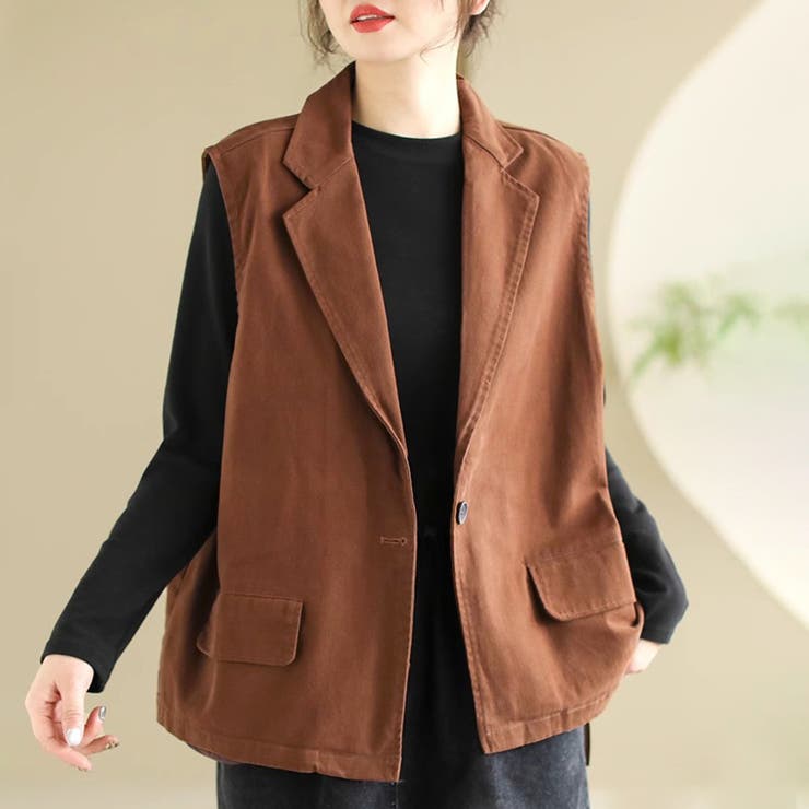 テーラード風ベスト | Doux Belle  | 詳細画像4 