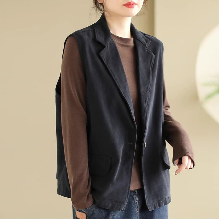 テーラード風ベスト | Doux Belle  | 詳細画像7 