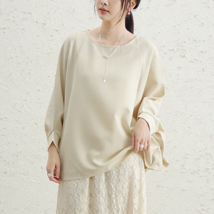 長袖トップス 体型カバー 無地 | Doux Belle  | 詳細画像2 