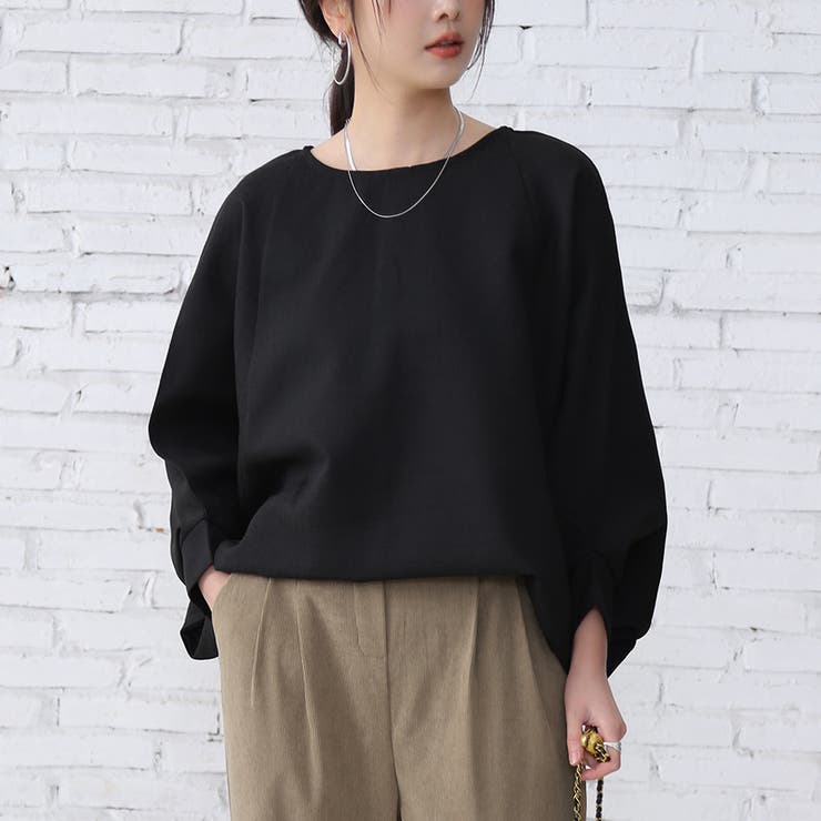 長袖トップス 体型カバー 無地 | Doux Belle  | 詳細画像20 