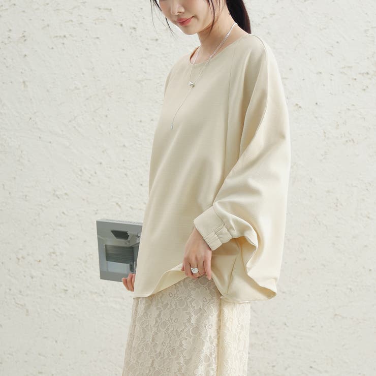 長袖トップス 体型カバー 無地 | Doux Belle  | 詳細画像3 