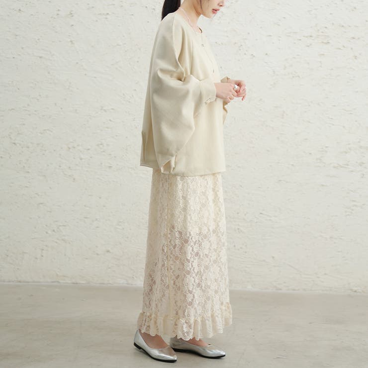 長袖トップス 体型カバー 無地 | Doux Belle  | 詳細画像9 