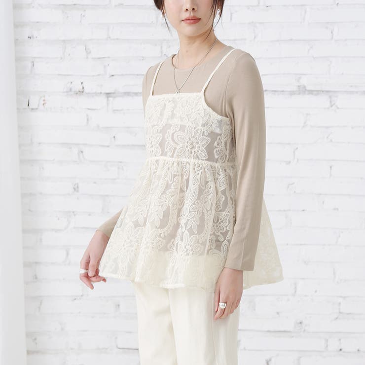 トップス キャミソール 透け | Doux Belle  | 詳細画像10 