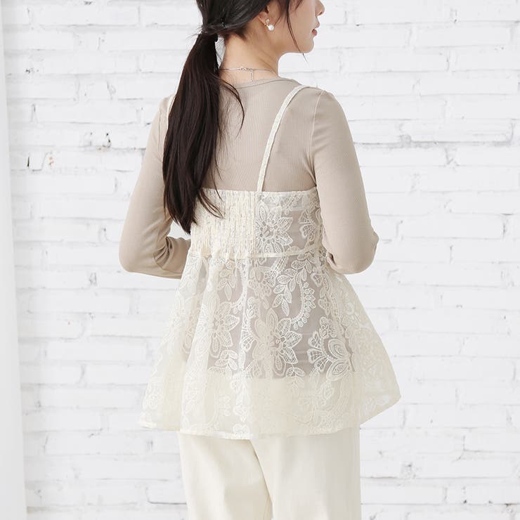 トップス キャミソール 透け | Doux Belle  | 詳細画像13 