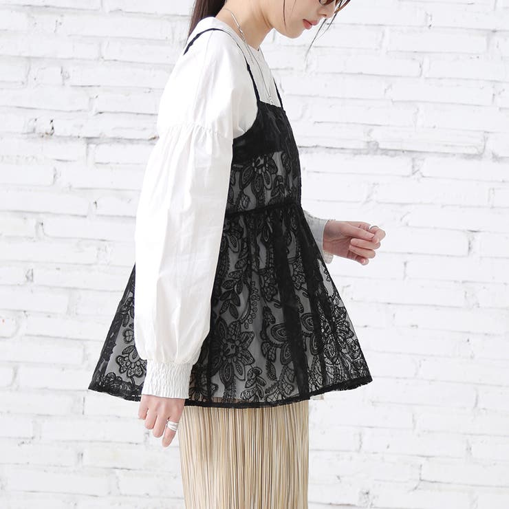 トップス キャミソール 透け | Doux Belle  | 詳細画像3 