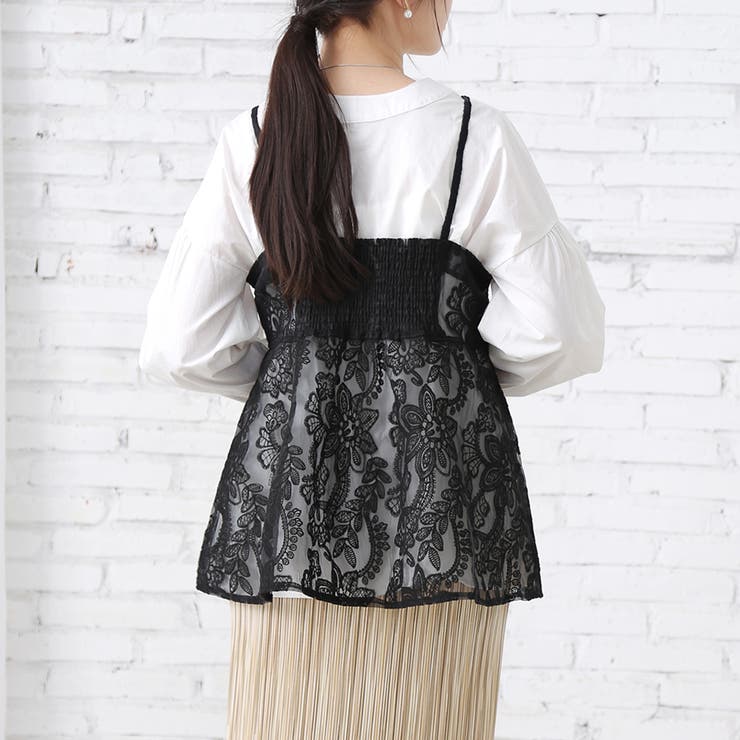 トップス キャミソール 透け | Doux Belle  | 詳細画像8 