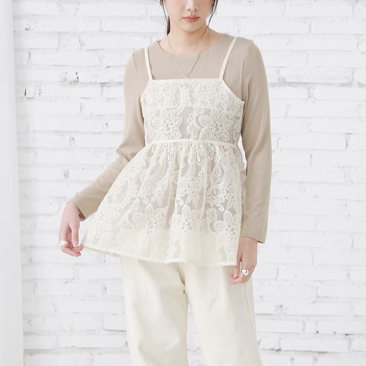 トップス キャミソール 透け | Doux Belle  | 詳細画像9 