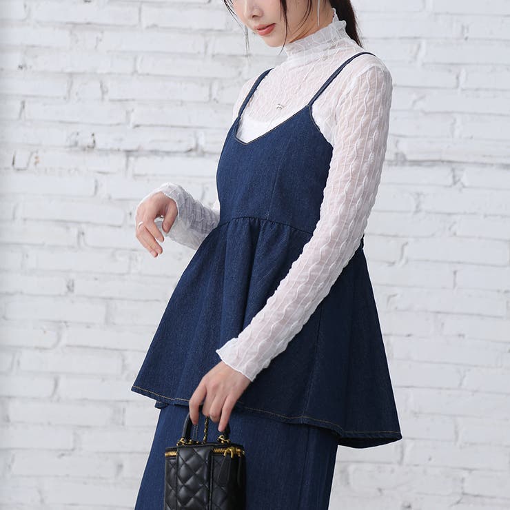 ノースリーブ デニム トップス | Doux Belle  | 詳細画像13 