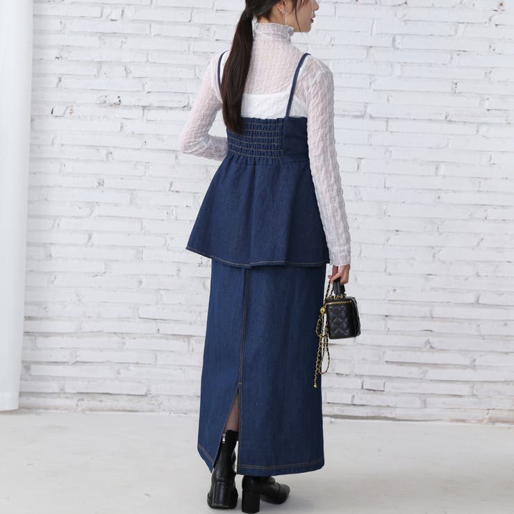 ノースリーブ デニム トップス | Doux Belle  | 詳細画像14 