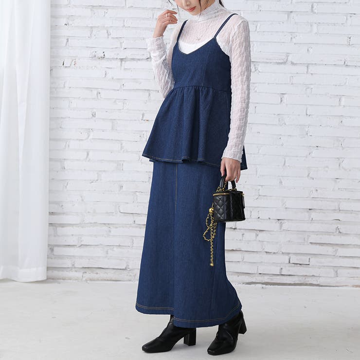 ノースリーブ デニム トップス | Doux Belle  | 詳細画像16 