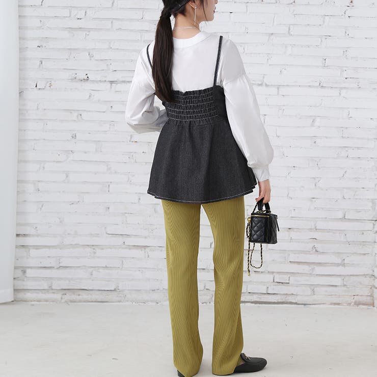 ノースリーブ デニム トップス | Doux Belle  | 詳細画像4 