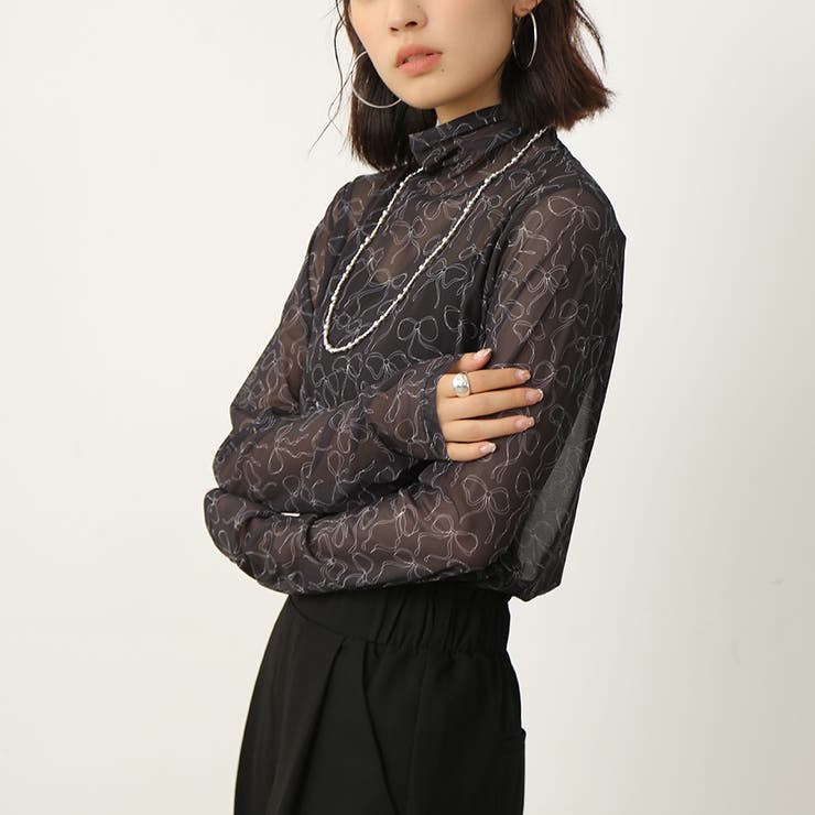 トップス カットソー 透け感 | Doux Belle  | 詳細画像17 