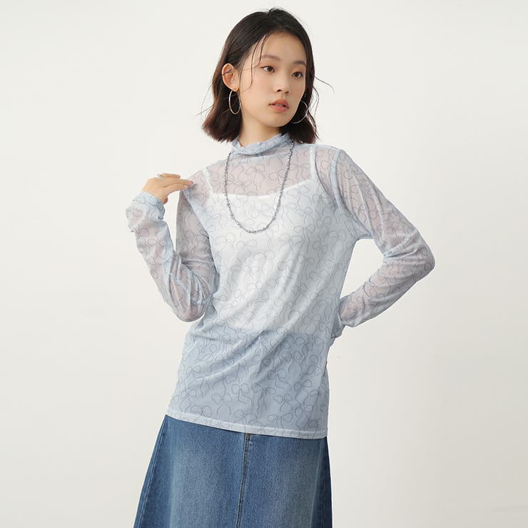 トップス カットソー 透け感 | Doux Belle  | 詳細画像3 