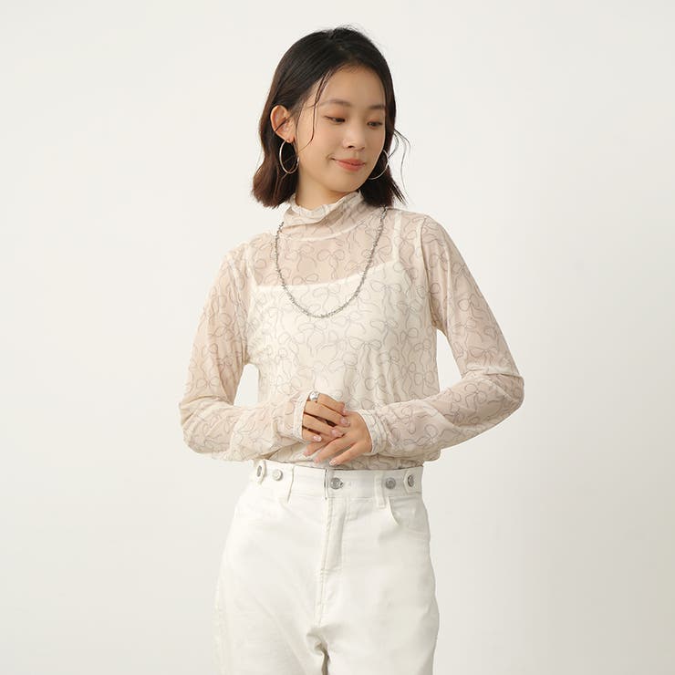 トップス カットソー 透け感 | Doux Belle  | 詳細画像8 