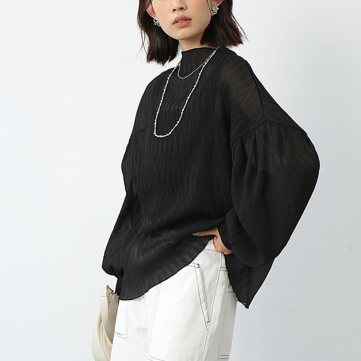 ブラック | トップス ブラウス カットソー | Doux Belle 