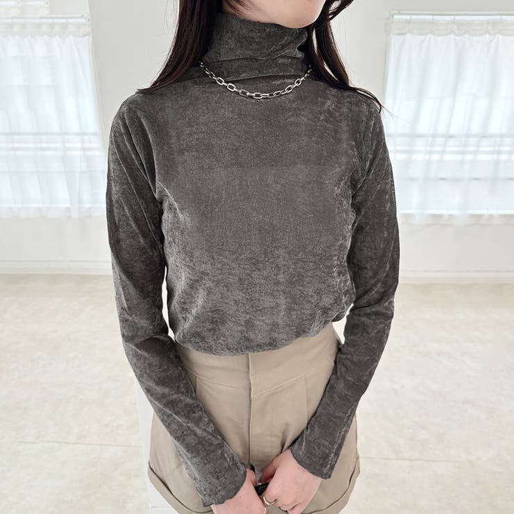 グレー | トップス カットソー シンプル | Doux Belle 