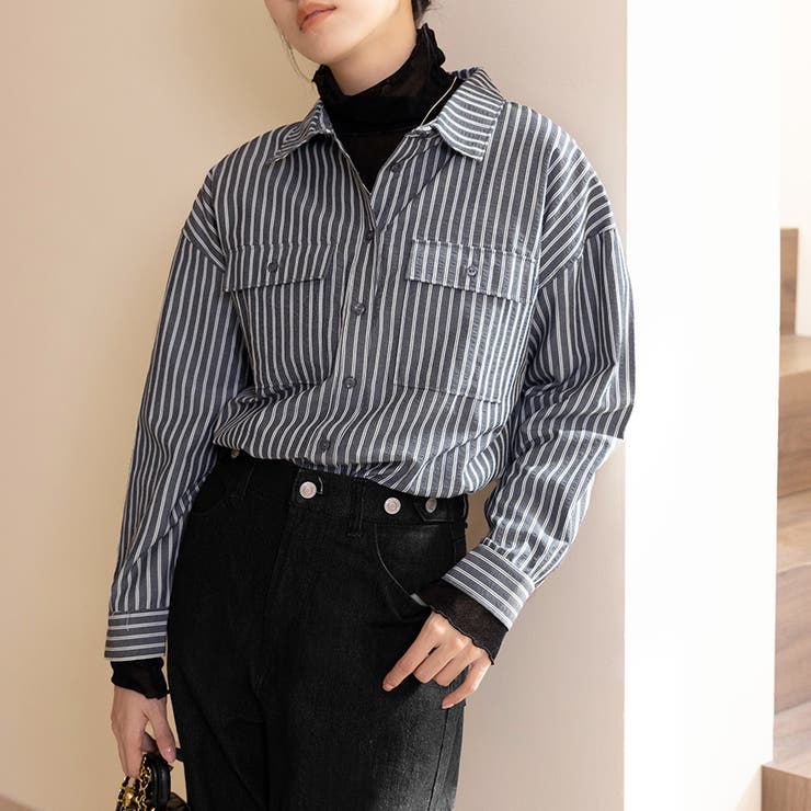 チャコール | トップス 長袖 レディースファッション | Doux Belle 