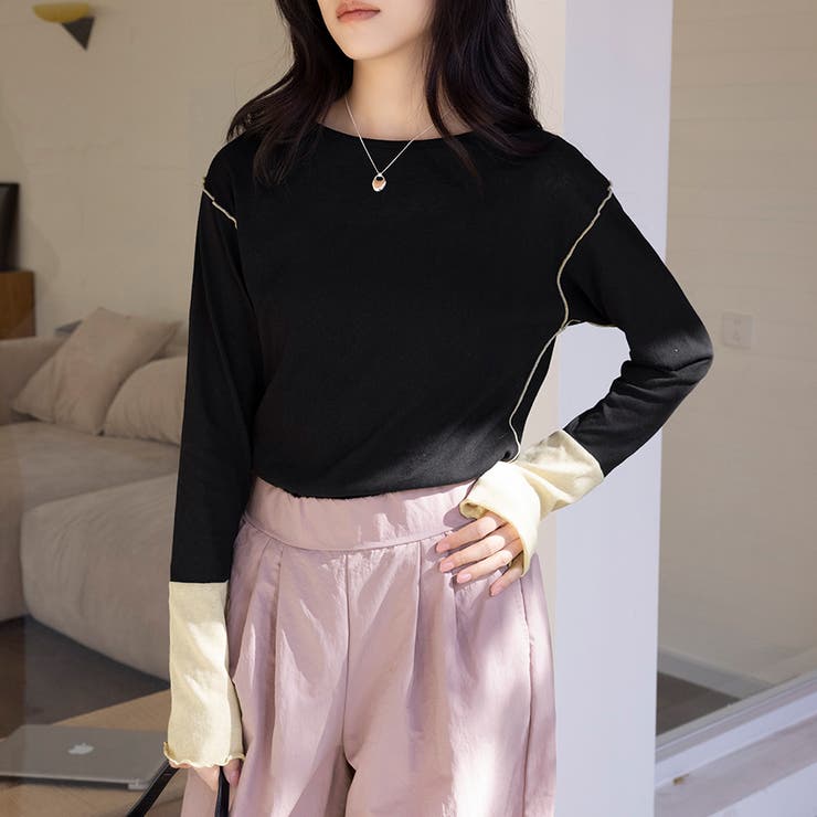 バイカラートップス | Doux Belle  | 詳細画像13 