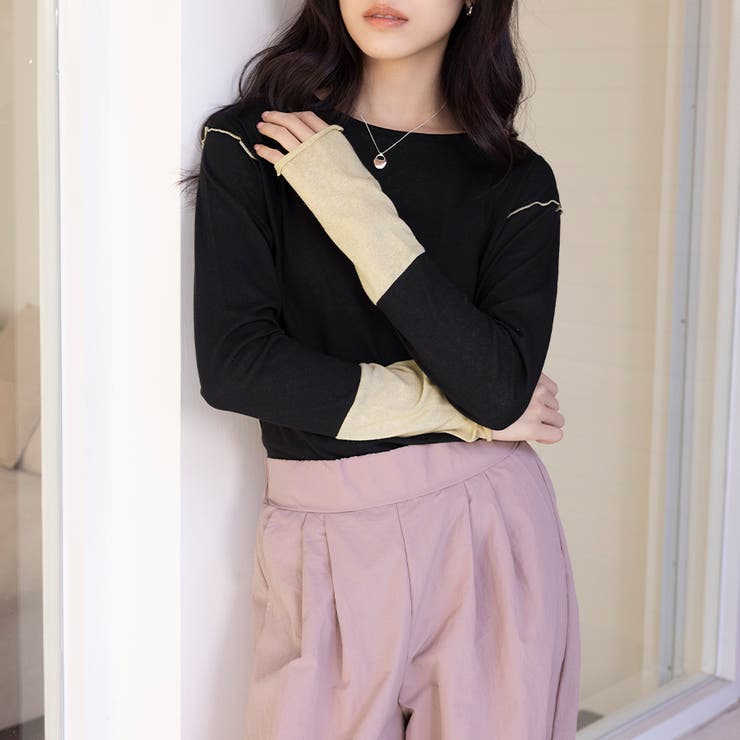 バイカラートップス | Doux Belle  | 詳細画像16 