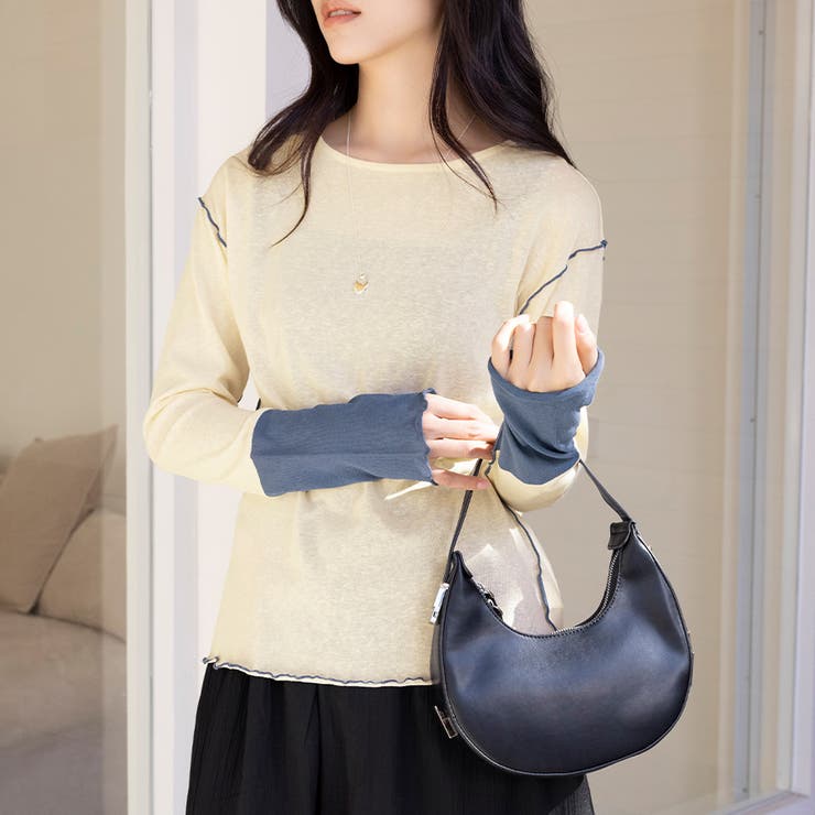 バイカラートップス | Doux Belle  | 詳細画像3 