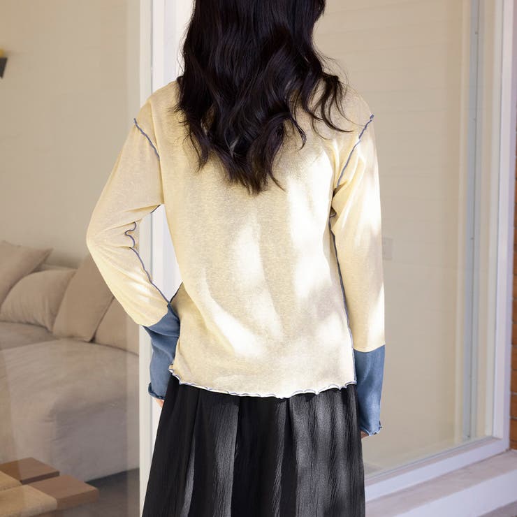 バイカラートップス | Doux Belle  | 詳細画像5 