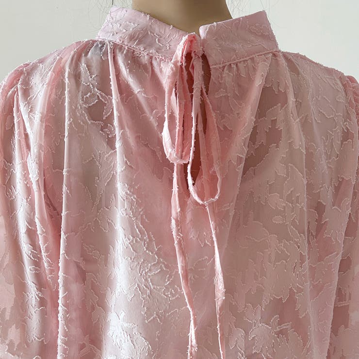 レースシアータートルネックブラウス | Doux Belle  | 詳細画像22 