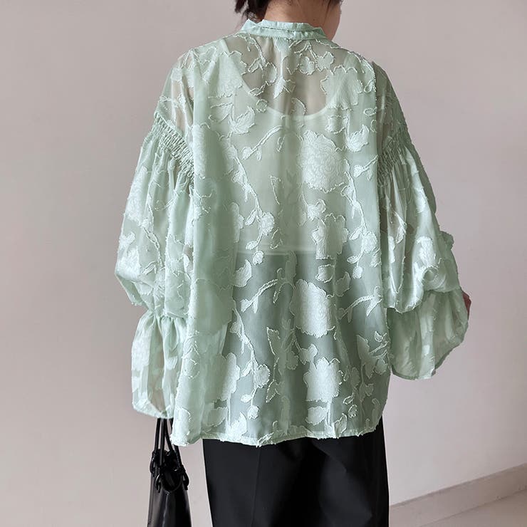 ベルスリーブシアーブラウス | Doux Belle  | 詳細画像12 